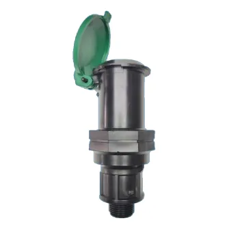 Valvula Acople Rapido Irritec Plastica  Conexion 3/4   Verde