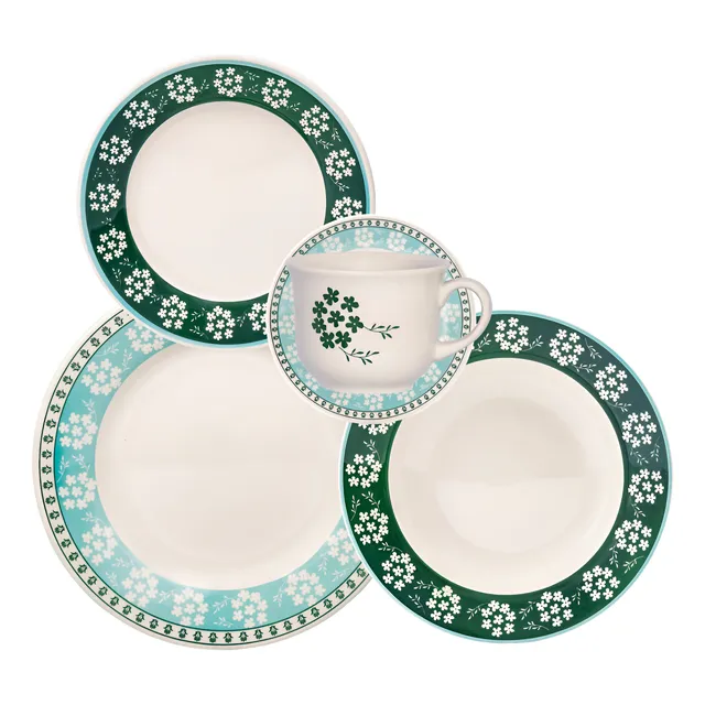 Aparelho De Jantar 20 Peças Biona Donna 26 Bosque