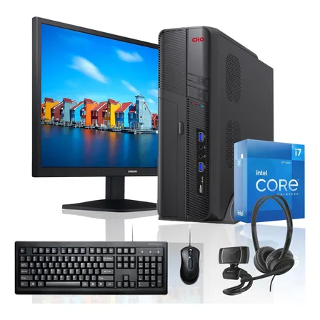 Pc Mini + Mon 22 + Perif:intel I7 12700 32g Ddr5 1tb Uhd 770 32 Gb