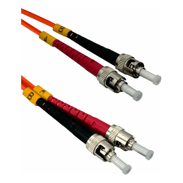 5mt St-st Om1 Multimodo Mm Duplex Jumper Fibra 62.5/125um Ls