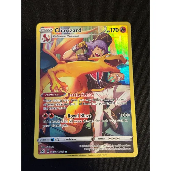 Pokémon Tcg - Charizard - Swsh11 Lost Origin Trainer Gallery Charizard Inglés