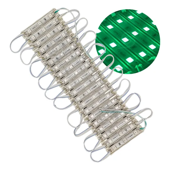 40 Modulo Tradicional 3 Led 5054 Alto Brillo, Colores 12 V  