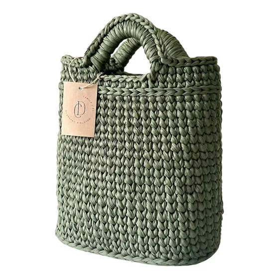 Materas En Trapillo Bolso Para Termo Stanley Con Base Mdf