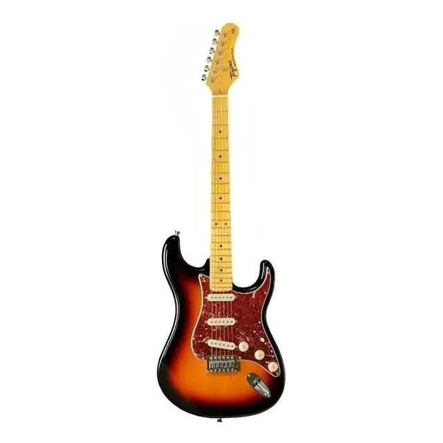 Guitarra eléctrica Tagima TW Series TG-530 stratocaster de tilo sunburst brillante con diapasón de arce