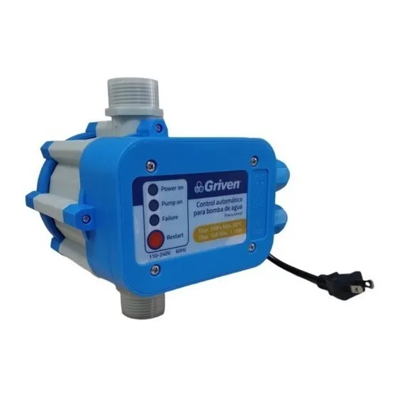 Press Control P/bomba De Agua 110/240v Sensor D/flujo Griven