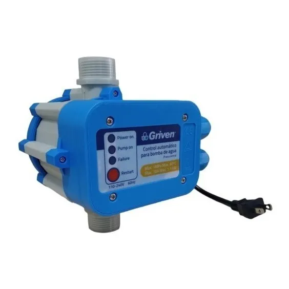 Press Control P/bomba De Agua 110/240v Sensor D/flujo Griven