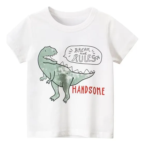 Franelas Para Niños De Dibujos Animados Dino