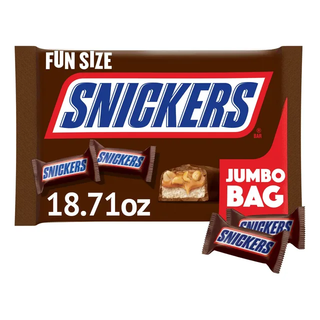Snickers Original Fun Size Chocolates Americanos Bolsa Jumbo