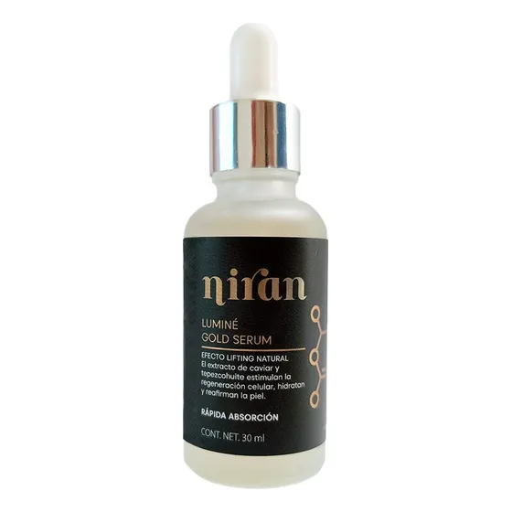 Suero Facial Nirán Luminé Gold Serum Ácido Hialurónico Hidratante y Regenerador 30ml