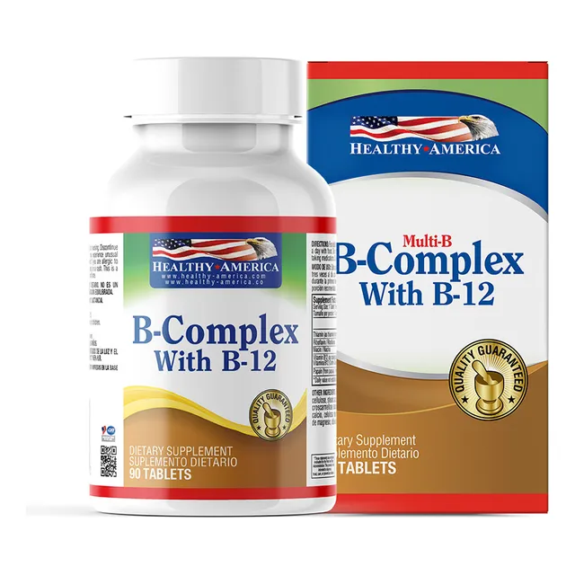 Complejo B Con B12  90 Tabletas