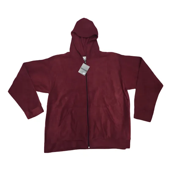 Campera Polar Con Capucha Talle Especial