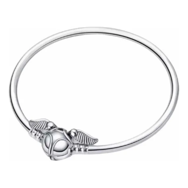 Pulseira Pomo De Ouro Harry Potter Rígida E Prata Legítima