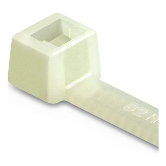 Abraçadeira Nylon 6.6 390x7,6mm Natural T-120r Pacote 100pc