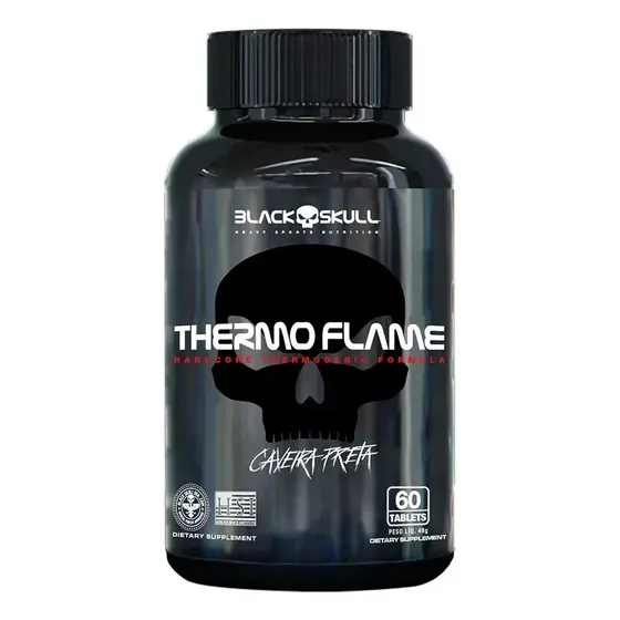 THERMO FLAME Caveira 360mg 60 Tabletes BLACKSKULL