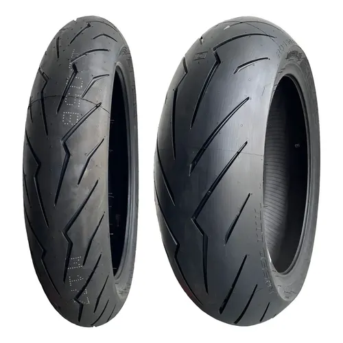 Pneu 120/70-17 + 190/55-17 Moto Km1 | MercadoLivre