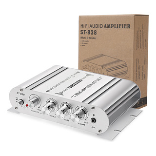 Amplificador Para Auto Moto Conexion Rca V/colores 800w Amplificador Para Auto Moto Conexion Rca V/colores 800w