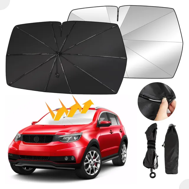 Para Sol Protetor Retrátil Dobrável Parabrisa Automotivo