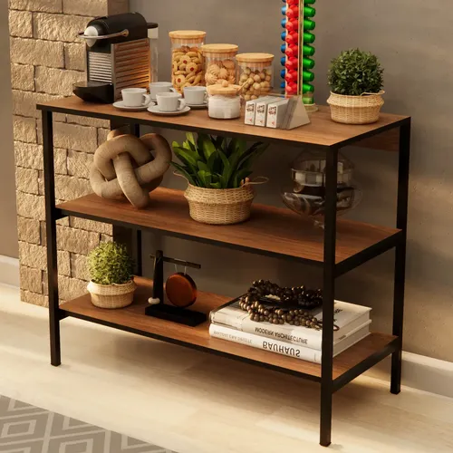 Aparador Buffet Retrô Brienza Movelaria 4 Portas Branco Sala MDF