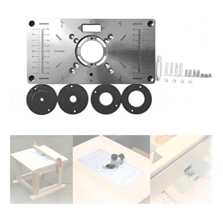 Placa Base Para Mesa De Tupia Invertida / Fresas De Encaixe Placa Base Para Mesa De Tupia Invertida / Fresas De Encaixe