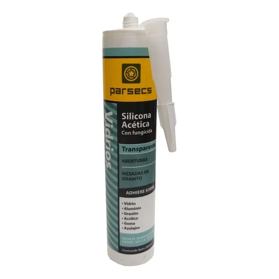 Silicona Sellador Transparente Universal Parsecs 280 Cm
