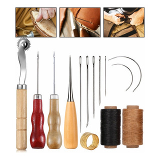 Kit De Costura Para Manualidades De Cuero, Hilo Encerado Diy Kit De Costura Para Manualidades De Cuero, Hilo Encerado Diy
