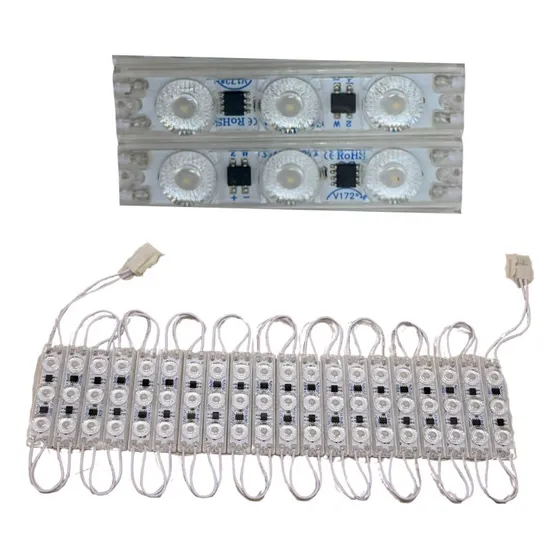 10pz Módulos 3 Led P/ Exterior C/lupa Estructura Transparente