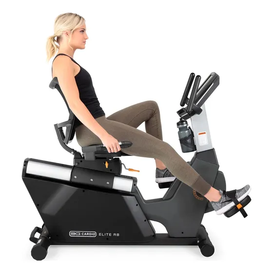 Bicicleta De Ejercicio Reclinada, Ajustable Y Compacta