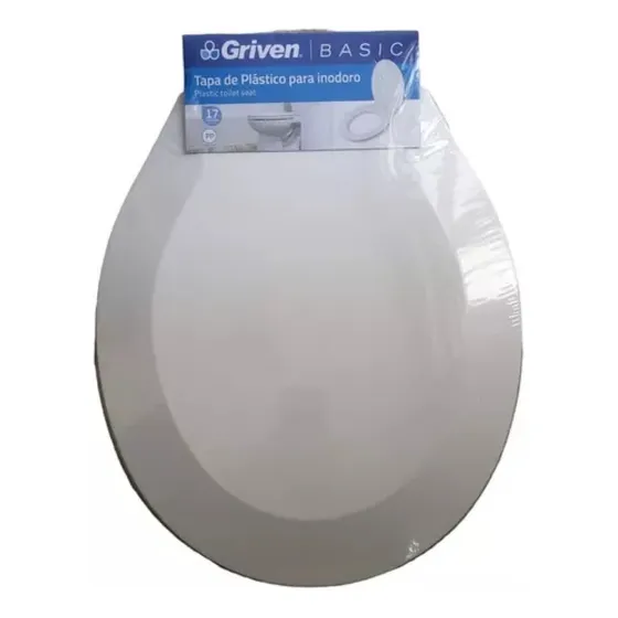 Asiento Tapa De Poceta Wc Redonda 17puLG Económica Griven