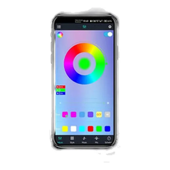 Luces Led Intel Con Control App Rgb Para Decorar Habitación