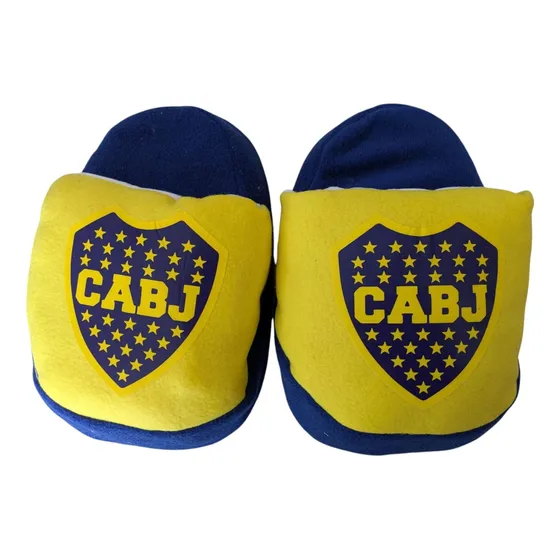Pantuflones Boca River Pantuflas Talle Unico Futbol Equipos
