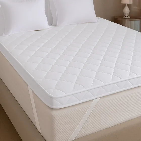 Pillow Top Queen Espuma D33 Hipoalergênico 158x198x5cm Cor Branco Desenho do tecido Liso