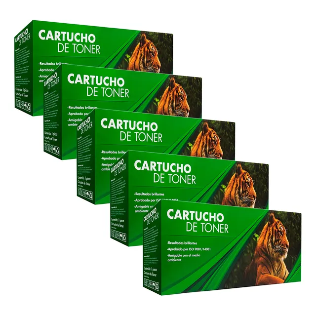 Pack 5 Toner Compatible Con Tn-b022 Tnb022 Dcp-b7535 Dcp-75