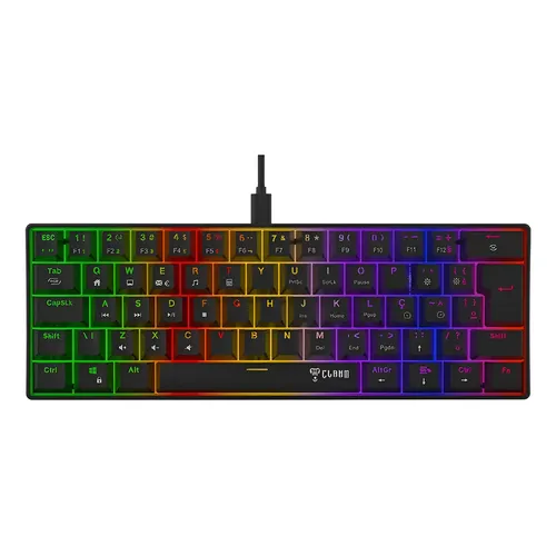 Teclado Gamer Mecânico Gk530 Red Switch Rgb Aoc | MercadoLivre