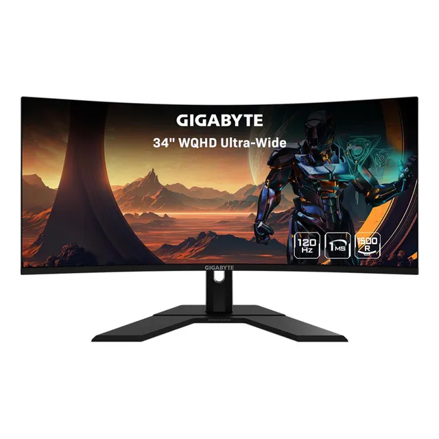 Monitor Led Gigabyte Curvo Gs34wqc 34 Wqhd 120hz Hdmix2