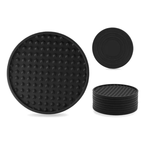 Juego De 6 Portavasos Posavasos De Silicona Unicos!
