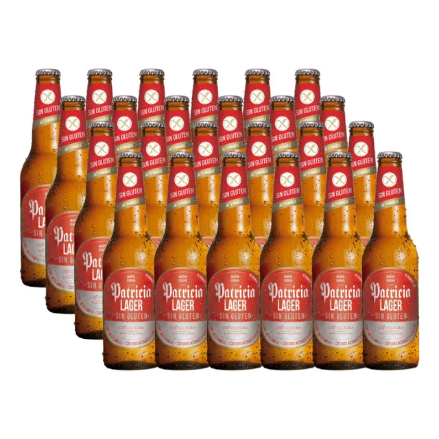 Cerveza Patricia Sin Gluten Retornable 340 Ml X24