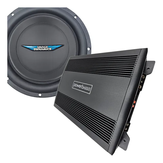 Paquete Woofer 10 PuLG + Amplificador 1ch 1200w Max