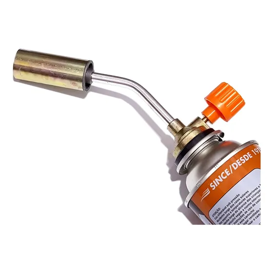 Bico Maçarico Gourmet Portátil Simples Regulável 150mm