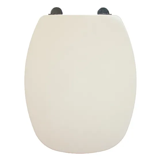 Asiento Wc Para Mallorca Madera - Bemis 580CHAR Cuadrada Blanco