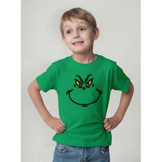 Camiseta Infantil Grinch Desenho Filme Natal Geek Nerd