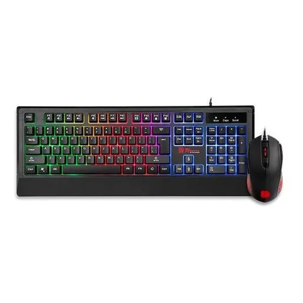 Combo Gamer Teclado Y Mouse Thermaltake Led Rgb Challenger