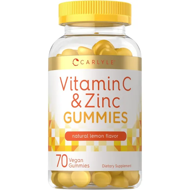 Vitamina C Y Zinc Carlyle 70 Gomitas Veganas