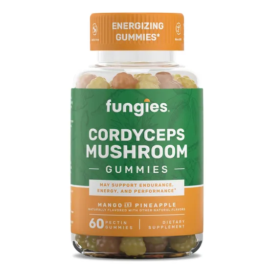 Gomitas De Hongos Cordyceps Supplement Fungies, 60 Porciones