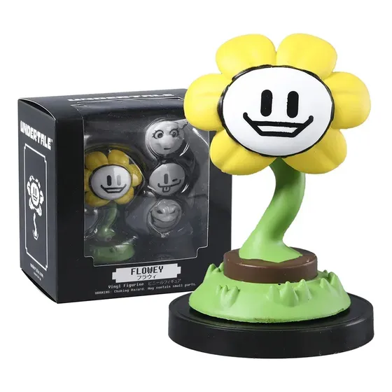Coleção De Figuras De Pvc Flowey Modelo De Brinquedo