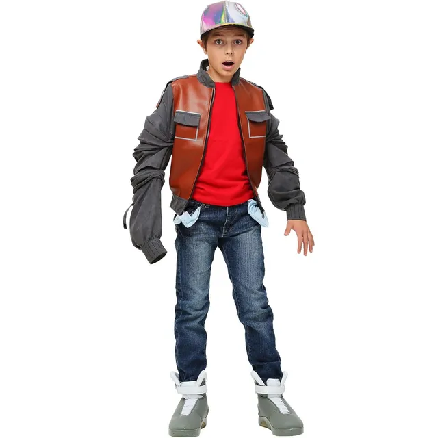 Niños Regreso Al Futuro Marty Mcfly Disfraz Chaqueta M
