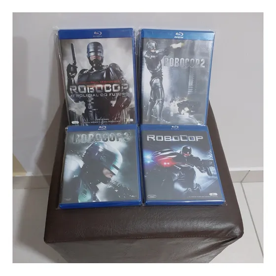 Blu-ray Robocop Quadrologia Coleção Completa Todos Dublados