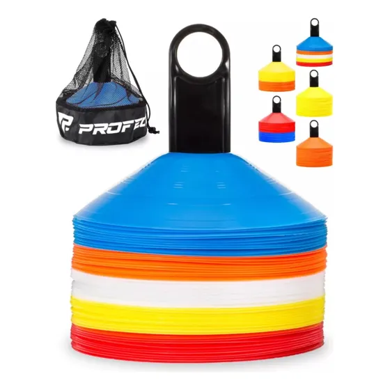 Kit 50 Platos De Entrenamiento Deportivo 1 Porta Platos