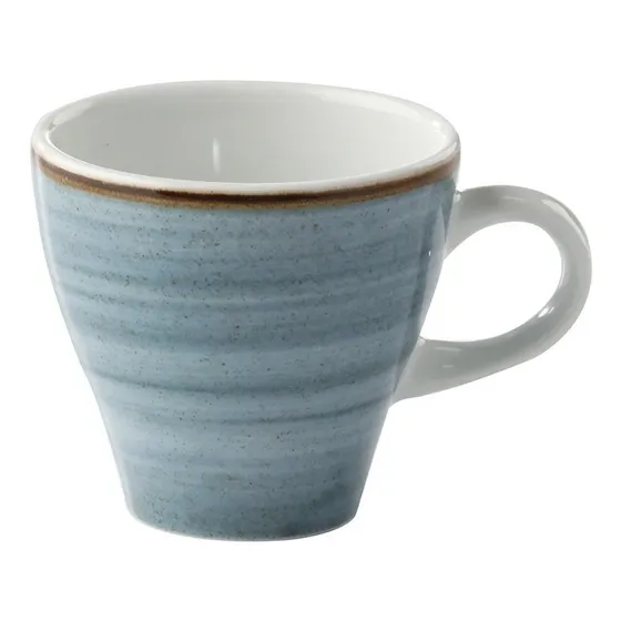 24 Taza Cafe 162cc Azul Porcelana Pa16048043 Corona Xavi