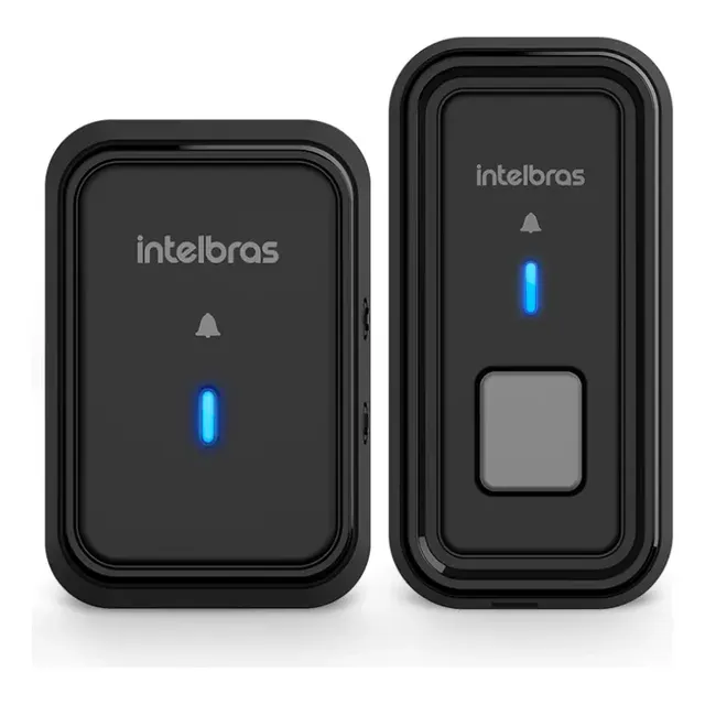 Campainha Sem Fio Intelbras Cib 101 Preta Preto 127/220v