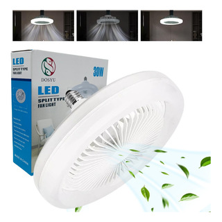 Ventilador Techo Led Dosyu Control Manual Blanco Frio E27 Ventilador Techo Led Dosyu Control Manual Blanco Frio E27